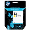 Hewlett Packard (HP) No. 82 Inkjet Cartridge 69ml Yellow Ref C4913AE