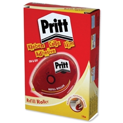 Pritt Glue-It Roller Adhesive Refill Cartridge Cassette for Dispenser Re-stickable Ref 434703