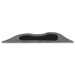Accodata Cable Curb Rubber Single Channel 10x30mm Section 1.5m Length Ref 59101