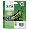 Epson T0334 Inkjet Cartridge Intellidge Grasshopper Page Life 440pp Yellow Ref C13T03344010