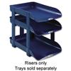 REXEL Agenda2 Risers W45xD6xH70mm Blue Ref 2101020 [Pack 5] - 2101020