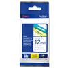 Brother P-Touch TZE 8m Tape 12mm White & Blue - TZE 233