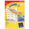 Avery Mini Labels Inkjet 65 per Sheet 38.1x21.2mm Clear Ref J8551-25 [