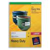Avery Heavy Duty Labels Laser 1 per Sheet 210x297mm White Ref L4775-20