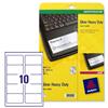 Avery Laser Labels 10 Per Sheet Silver [200 Labels] - L6012-20