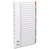 Concord Commercial Dividers Europunched 1-20 Coloured Tabs A4 - 69201