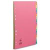 Concord Contrast Subject Dividers Europunched A-Z A4 Assorted - 52499