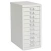 Bisley SoHo Multidrawer Cabinet 10-Drawer Chalk White - H2910NL-26