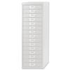 Bisley SoHo Multidrawer Cabinet 15-Drawer Chalk White - H3915NL-26