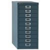 Bisley Steel Storage Cabinet 10-Drawer Doulton Blue Ref H2910NL-74