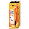 BiC Orange Grip Ball Pen 0.8mm Tip 0.2mm Line Black [Pack 20] - 811925