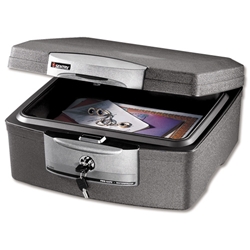 Sentry Fire-Safe Waterproof Security Chest 10.3 Litre 15kg W387xD378xH191mm Ref F2300