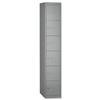 Bisley Locker Steel 6-Door W305xD457xH1802mm Goose Grey - CLK186-73