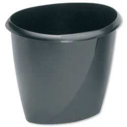 5 Star Waste Bin  Polypropylene 16 Litres W300xD363xH323mm Black