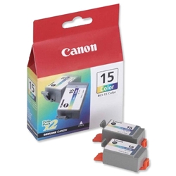 Canon BCI-15C Inkjet Cartridge Colour Ref 8191A002 [Pack 2]