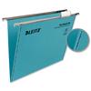 Leitz Ultimate Suspension File Recycled with Tabs Inserts V-Base Foolscap Blue Ref 17440035 [Pack 50]