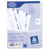 Avery Index Unpunched A-Z 26-Part White A4 Ref 05244061 [Pack 5]
