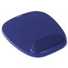 Kensington Mouse Mat Pad with Wrist Rest Foam Blue Ref 64271 Kensington Mouse Mat Pad with Wrist Rest Foam Blue Ref 64271