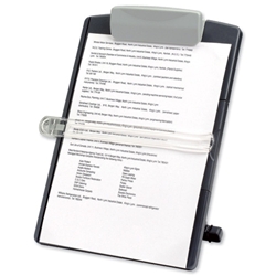 Fellowes Desktop Copyholder Adjustable Landscape or Portrait View 254x98x358mm Graphite Ref 9169701