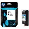 Hewlett Packard (HP) No. 45G Inkjet Cartridge 21ml Black Ref 51645GE