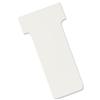 Nobo T-Cards 160gsm Tab Top 15mm W28x Bottom W16.5x Full H49mm Size 1 White Ref 32938898 [Pack 100]