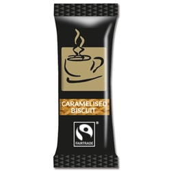 Fairtrade Coffee Biscuits Caramelised Individually-wrapped Portions Ref A03923 [Pack 300]