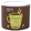 Clipper Fairtrade Instant Decaffeinated Coffee 500g Tin - A06746