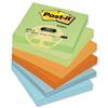Post-it Recycled Notes - 76x76mm - Pastel Rainbow Ref - 654-1RP