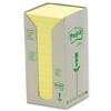 Post-it Note Recycled Tower Pack 76x76mm Yellow Ref 654-1T [Pack 16]