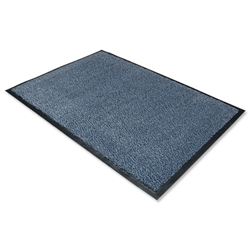 Doortex Dust Control Door Mat Polypropylene 600mmx900mm Blue Ref 46090DCBLV