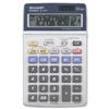 Sharp Calculator Tax Euro Desktop Tax Battery/Solar-power 12 - EL337C