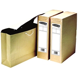 R-Kive Basics Storage Bag File Foolscap W101xD254xH356mm Ref 00110 [Pack 25] - Item image
