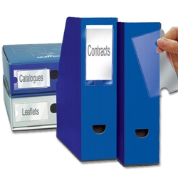 3L Label Holders Polypropylene Self-adhesive 35x102mm Ref 10325 [Pack 12] - Item image
