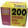 Robinson Young Le Cube Swing Bin Liners 44 Gauge [Pack 200] - 02184