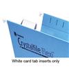 Rexel Crystalfile Flexifile Card Inserts White [Pack 50] - 3000058