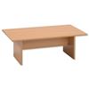 Trexus Rectangular Coffee Table with Wooden Legs 18mm Top