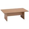 Trexus Rectangular Coffee Table with Wooden Legs 18mm Top