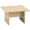 Trexus Square Coffee Table with Wooden Legs 18mm Top W595xD595xH375mm Maple