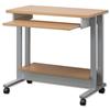 Trexus Workstation Mobile with Keyboard and Printer Shelves W850xD450xH770mm Oak