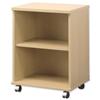 Trexus Mobile Printer Storage Stand with Adjustable Shelf W530xD400xH720mm Maple