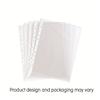 Punched A4 Pockets Clear (Pack 100) - 638353