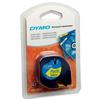 Dymo LetraTag Plastic Tape 12mm Hyper Yellow - 91202/S0721620