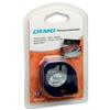 Dymo LetraTag Tape 12mm Metallic Silver - 91208 S0721730