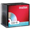 Imation CD-R Recordable Disk Slim Cased [Pack 10] - i18645