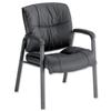 Sonix Camden Visitors Chair H500mm W520xD540xH460mm Black - 10398-04