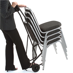 Trexus Office Chair Trolley for 10 Stacking Chairs