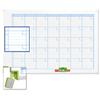 Nobo Planning Board Monthly Grid Magnetic Drywipe W900xH600mm- 3048101
