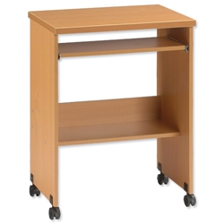 Influx Hinxton Workstation Entry-level Low W550xD450xH735mm Beech - Item image