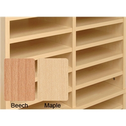 Tercel Post Room Shelves for Sorter Base Maple [Pack 5]
