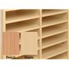 Tercel Post Room Shelves for Sorter Base Maple [Pack 5]